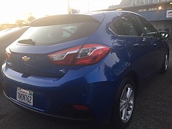 Key #11 Chevrolet Cruze LT Hatchback 4D Key #11 Chevrolet Cruze LT Hatchback 4D
