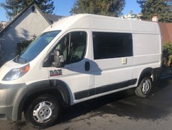 Key #45 Dodge Ram ProMaster 1500 High Roof Camper Van Key #45 Dodge Ram ProMaster 1500 High Roof Camper Van